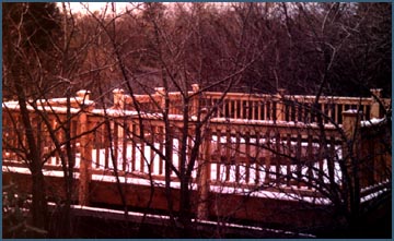 Hot Tub and Deck in the Snow